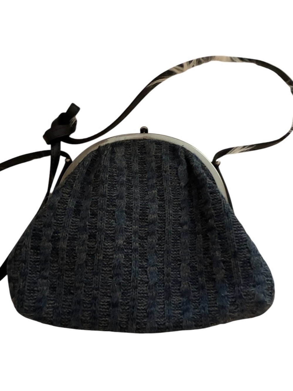 Patricia Nash Silvia Frame Shoulder Bag Carribean Blue
